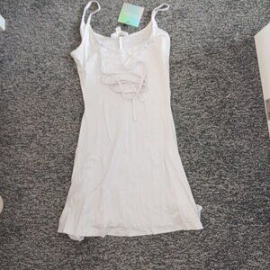 White off the shoulder dress